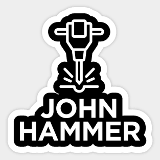 John Hammer Sticker